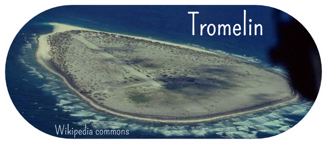 Photo aérienne de Tromelin, Wikipédia commons