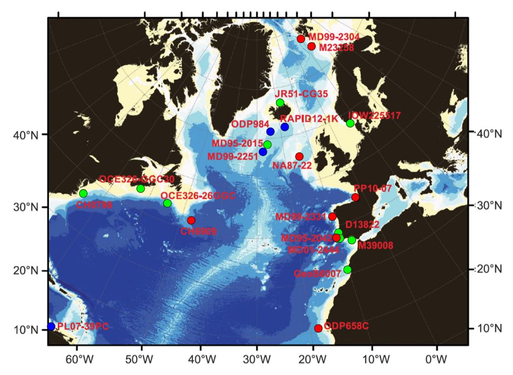 Multi-centennial variability of the AMOC over the Holocene: A new reconstruction based on multiple proxy-derived SST records