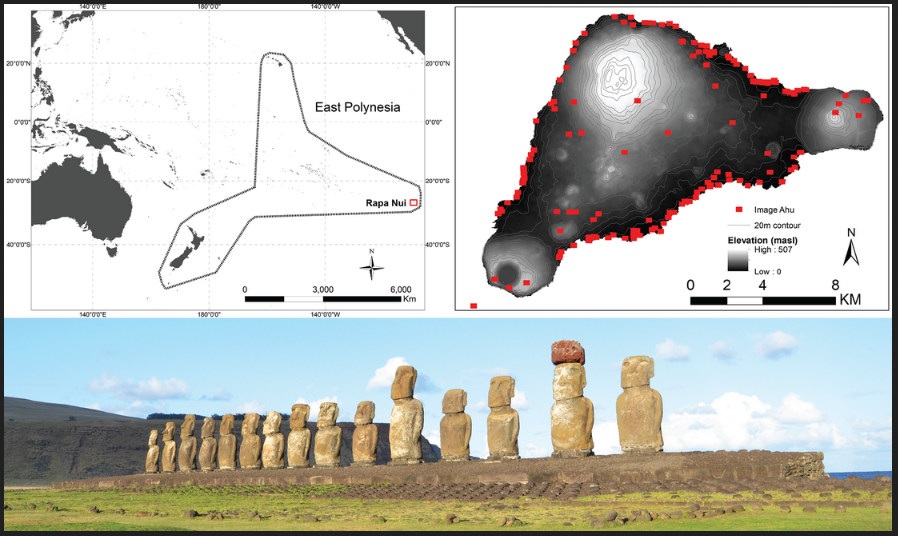 rapa Nui - île de Pâques - article de DiNapoli et al., 2019