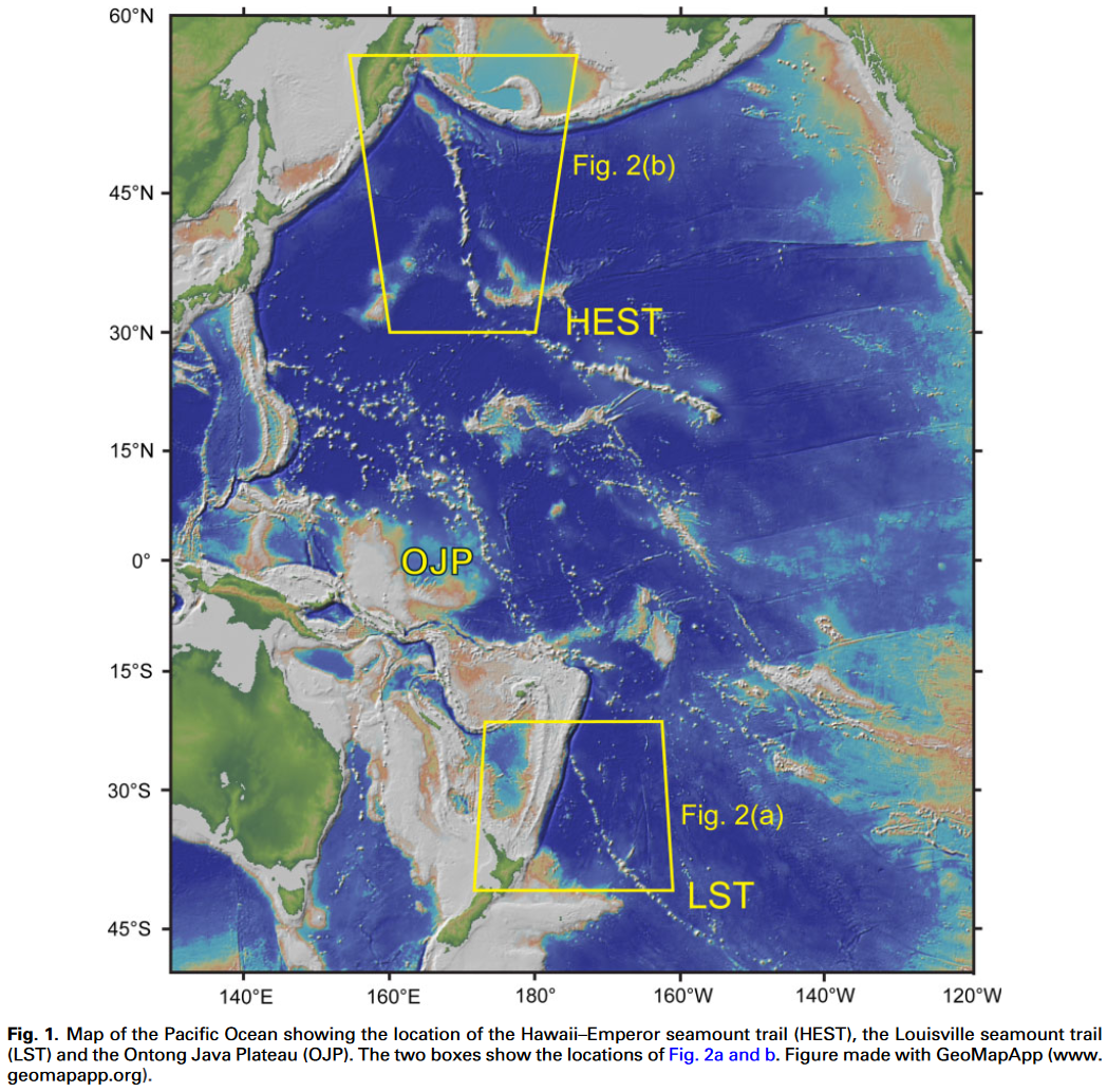 The Role of Lithosphere Thickness in the Formation of Ocean Islands and Seamounts: Contrasts between the Louisville and Emperor–Hawaiian Hotspot Trails