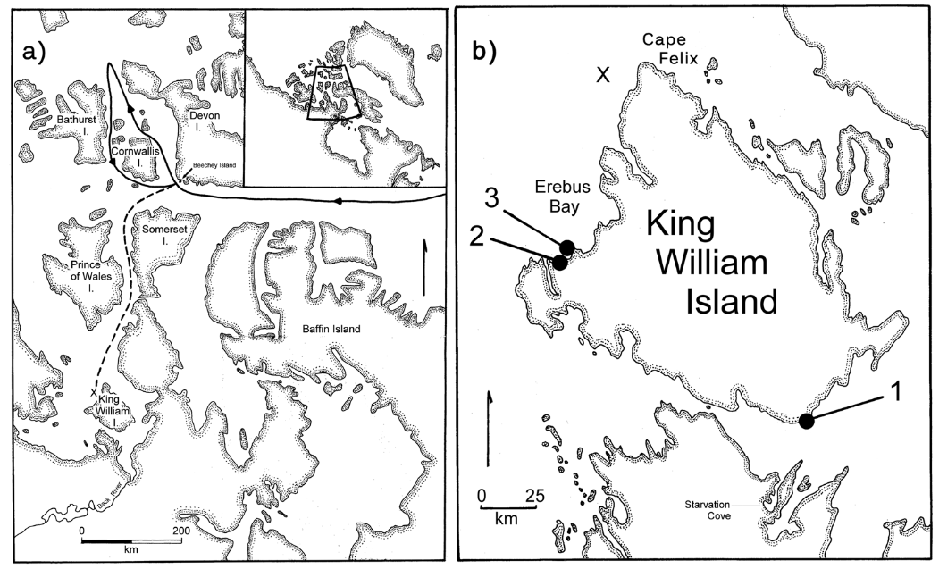 Evidence for End-stage Cannibalism on Sir John Franklin’s Last Expedition to the Arctic, 1845