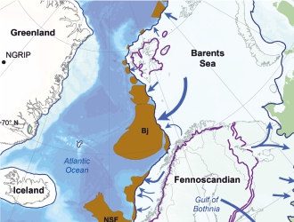 Deglaciation of the Eurasian ice sheet complexe