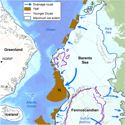 Deglaciation of the Eurasian ice sheet complexe
