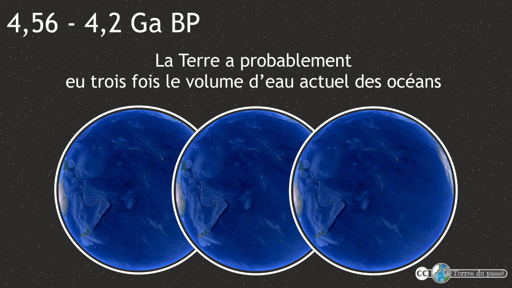 La Terre a connu jusqu'à 3 fois sont volume d'eau actuel