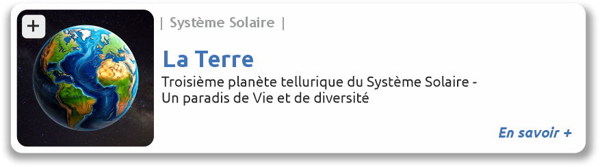 La Terre, troisième planète tellurique du système solaire, un paradis de Vie et de diversité