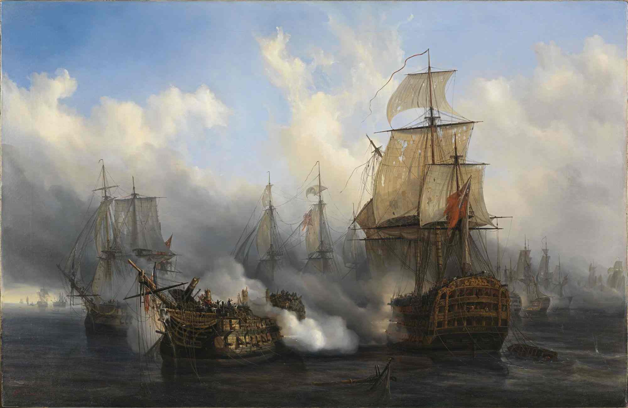 Bataille de Trafalgar, 1805 - Wikipedia commons