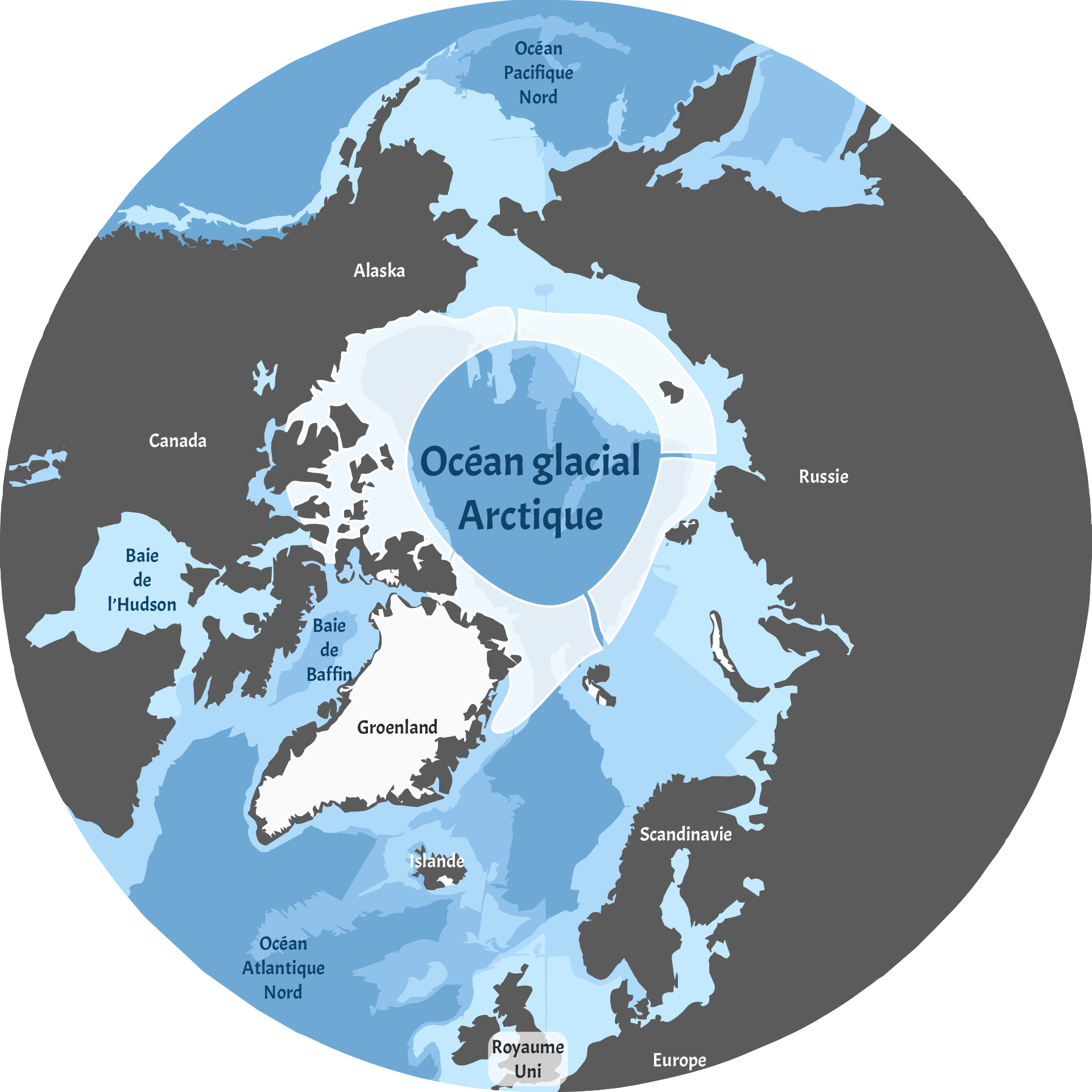Au 19e siècle, les marins pensaient qu'il existait une zone de mer libre de glace au Pôle Nord