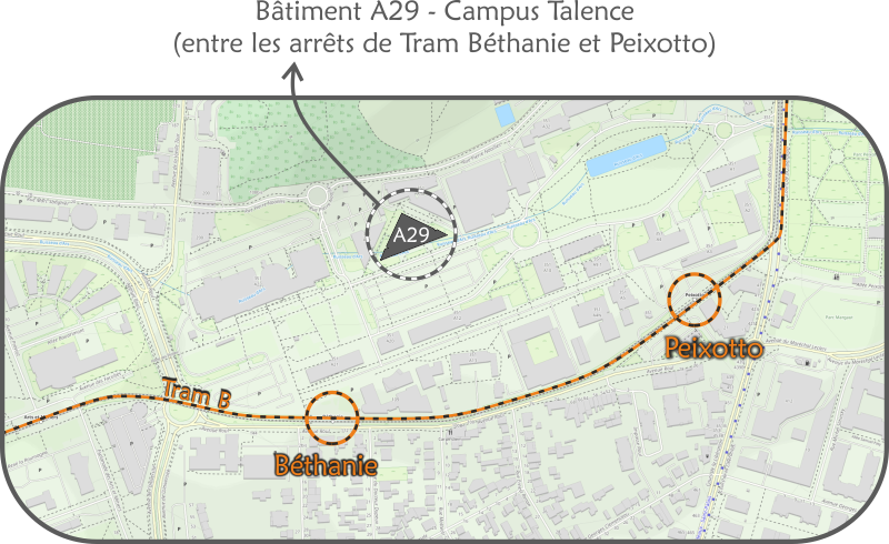 Carte d'accès au Tremplin 2023 - Futurs-ACT campus de Talence Bâtiment A29
