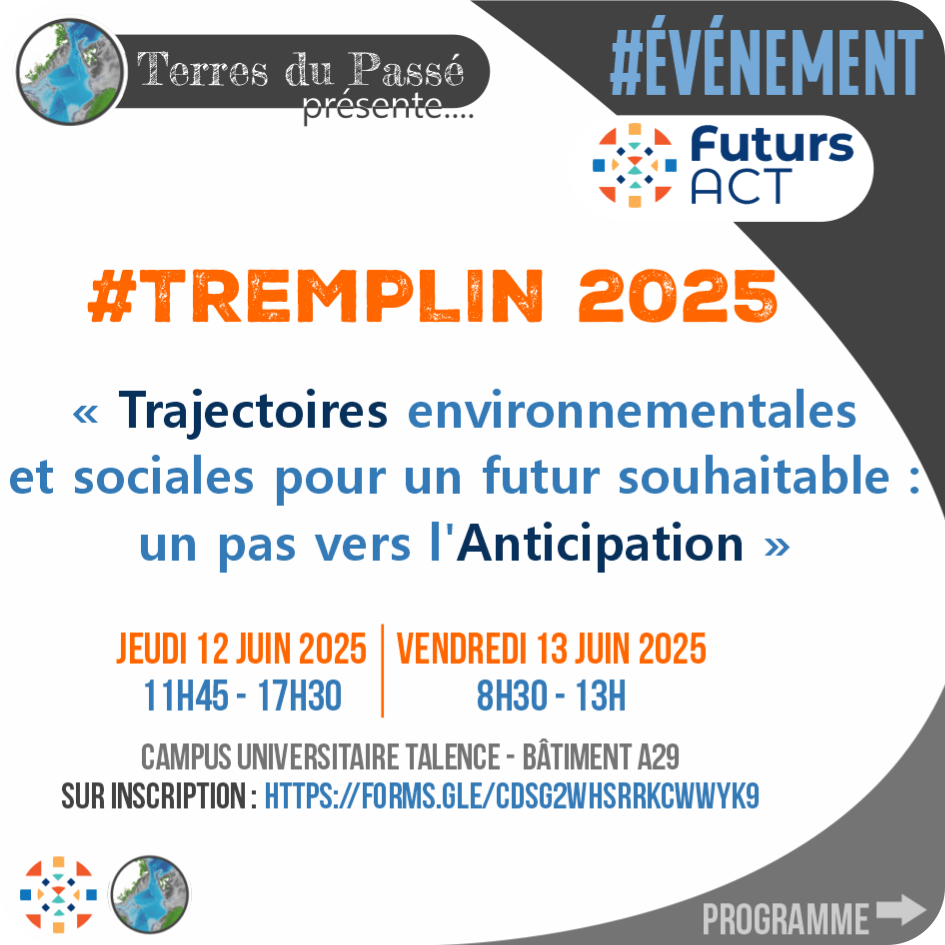 Futurs-ACT #TREMPLIN 2025 : Trajectoires environnementales et sociales pour un futur souhaitable : un pas vers l