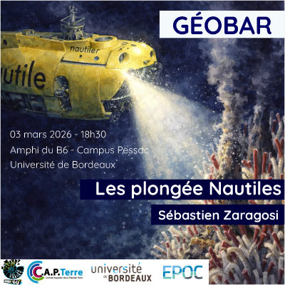 GEOBAR - 03 mars 2026 - Plong&eacute;es Nautiles avec S&eacute;bastien Zaragosi